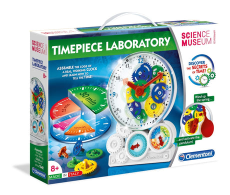 Clementoni, Clock How Is Work, Construction Set, 61763, Unisex, 8+ years - Feel You
