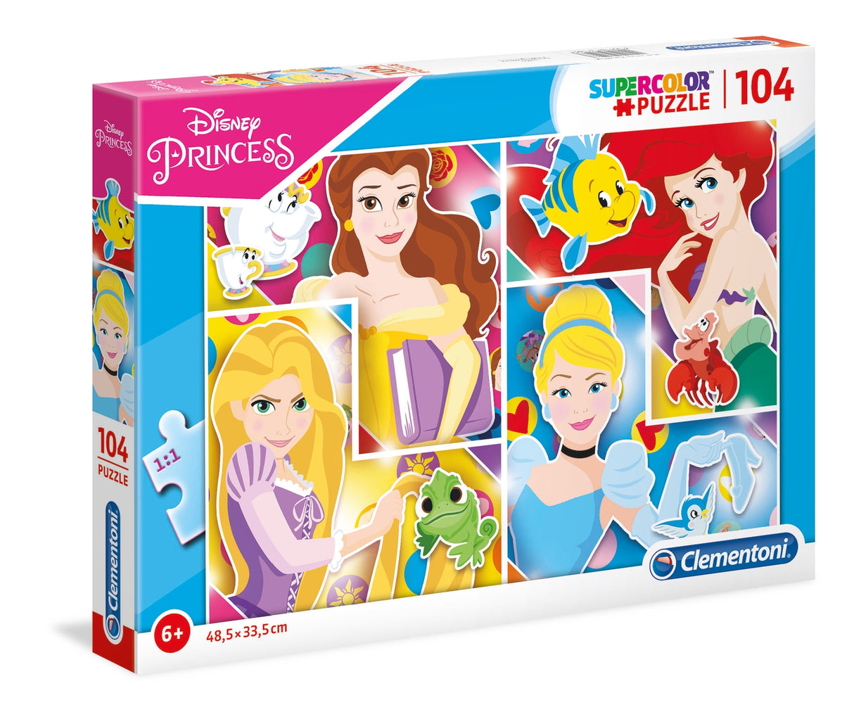 Clementoni, Disney Princess, Puzzle, For Girls, 6+ years, 104 pcs - Feel You
