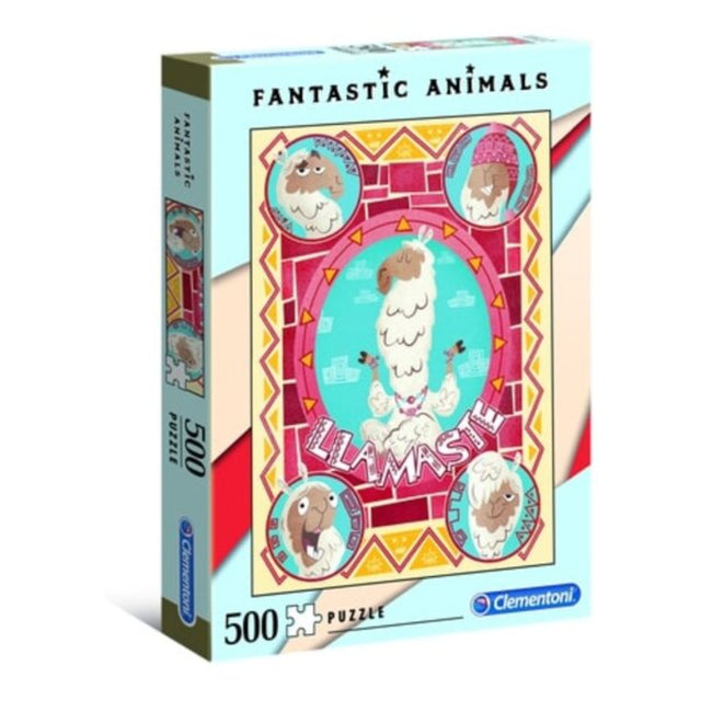 Clementoni, Fantastic Animals, Llamas, Puzzle, Unisex, 500 pcs - Feel You