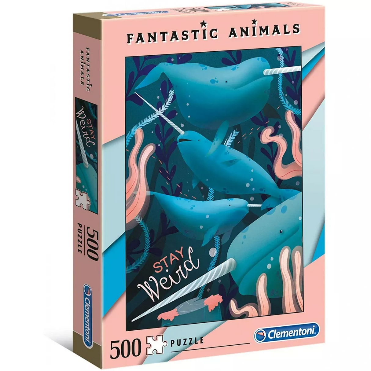 Clementoni, Fantastic Animals, Loves Creative Games, Puzzle, Unisex, 6+ years - Feel You