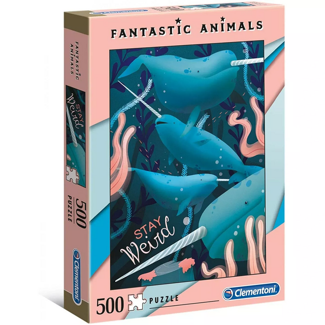 Clementoni, Fantastic Animals, Loves Creative Games, Puzzle, Unisex, 6+ years - Feel You