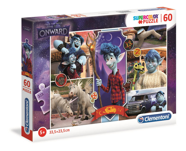 Clementoni, From The Movie, Onward, Puzzle, Unisex, 5+ years, 60 pcs - Feel You