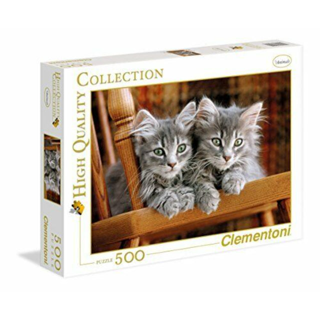Clementoni, High Quality Collection, Kittens, Puzzle, Unisex, 500 pcs - Feel You