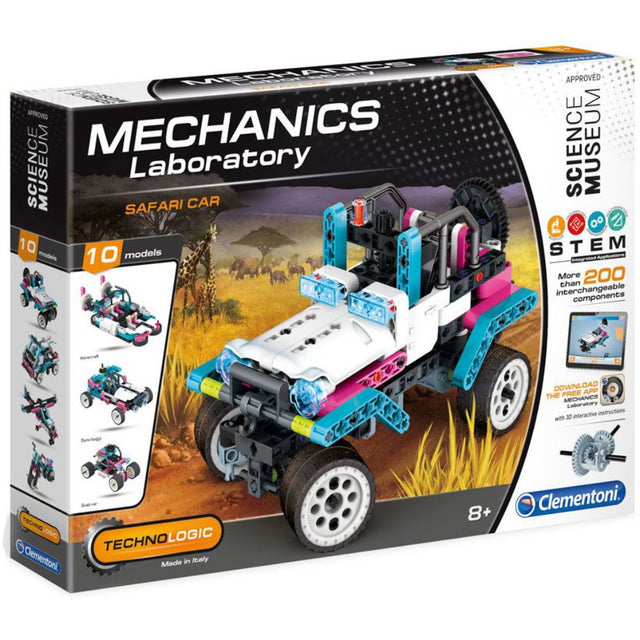 Clementoni, Mechanics Laboratory, Safari Car, Construction Set, For Boys, 8+ years, 200 pcs - Feel You