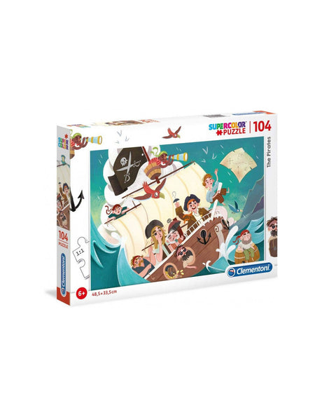 Clementoni, Pirates, Puzzle, Unisex, 6+ years, 104 pcs - Feel You