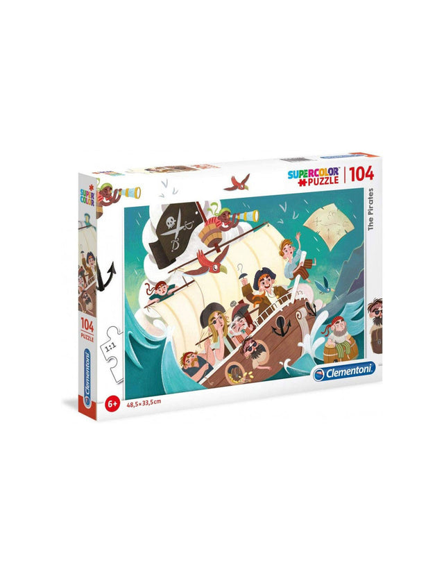 Clementoni, Pirates, Puzzle, Unisex, 6+ years, 104 pcs - Feel You