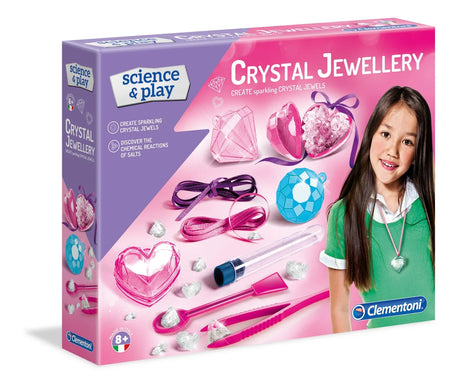 Clementoni, Science & Play, Crystal Jewels, For Girls, 8+ years - Feel You