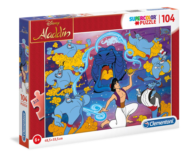 Clementoni, SuperColor, Aladyn, Puzzle, Unisex, 6+ years, 104 pcs - Feel You
