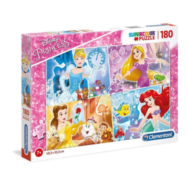 Clementoni, SuperColor, Disney Princess, Puzzle, 29294, For Girls, 7+ years, 180 pcs - Feel You