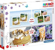 Clementoni, SuperKit, Animals, Puzzle, Unisex, 4+ years, 2 x 30 + 48 + 28 pcs - Feel You