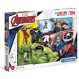 Clementoni, The Avengers, Construction Set, For Boys, 6+ years, 104 pcs - Feel You