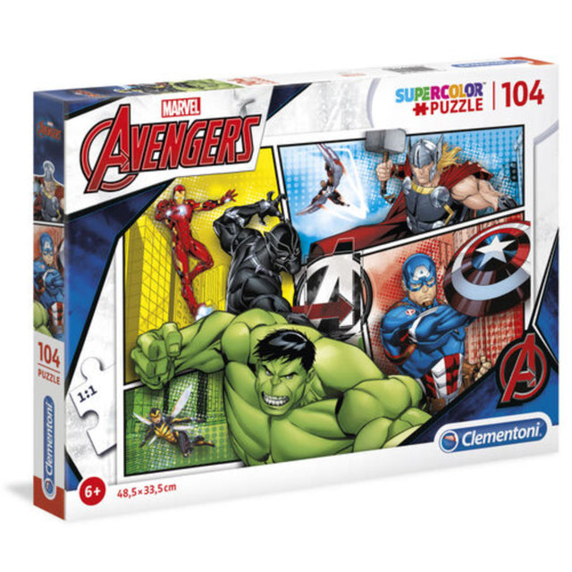 Clementoni, The Avengers, Construction Set, For Boys, 6+ years, 104 pcs - Feel You