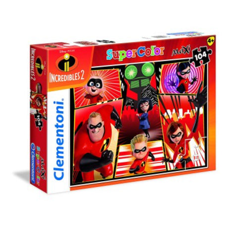 Clementoni, The Incredibles 2, Puzzle, 27106, Unisex, 6+ years, 104 - Feel You