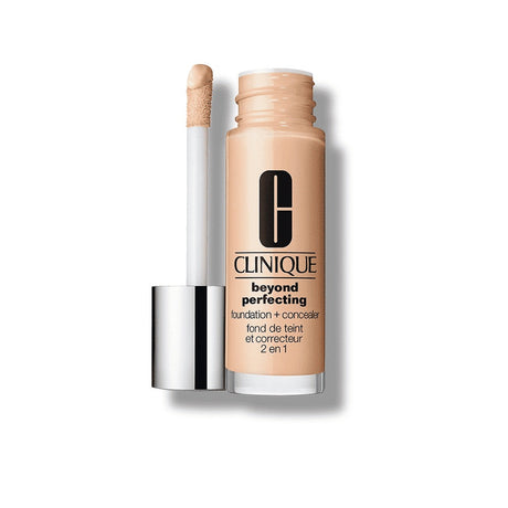 Clinique, Beyond Perfecting, Paraben-Free, Matte Finish, Liquid Foundation & Concealer 2-In-1, 18, Sand, 30 ml *Tester - Feel You