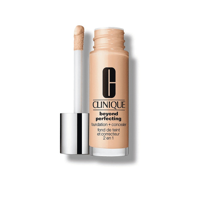Clinique, Beyond Perfecting, Paraben-Free, Matte Finish, Liquid Foundation & Concealer 2-In-1, 18, Sand, 30 ml *Tester - Feel You