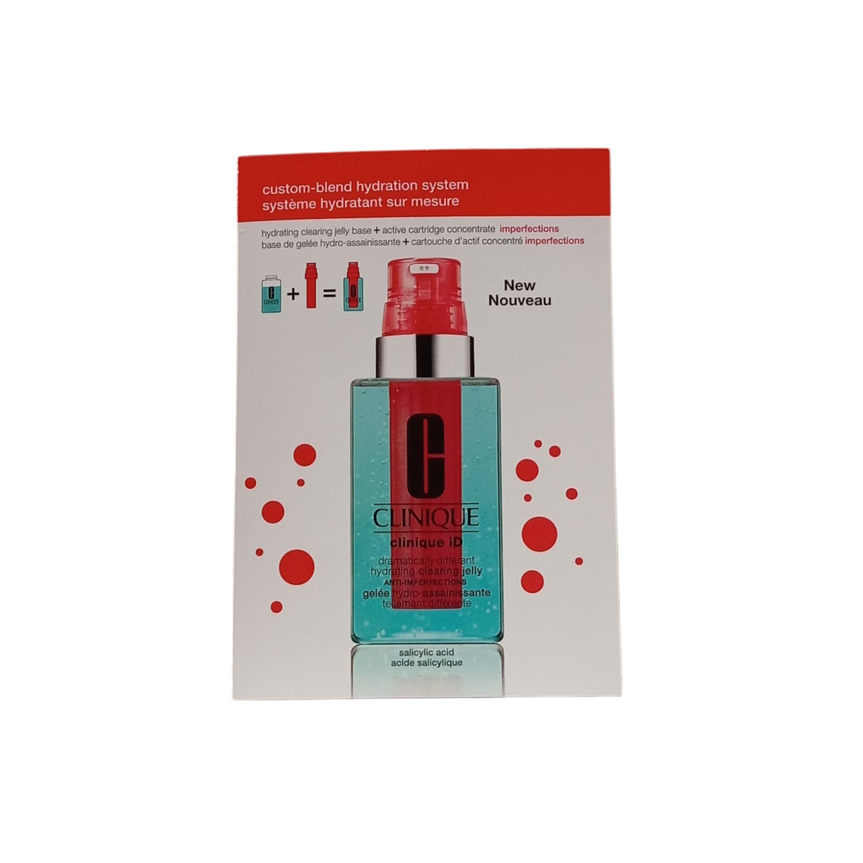 Clinique, Clinique iD Dramatically Different Hydrating Clearing Jelly Anti-Imperfections, Clear/Restore Surface, Day & Night, Local Treatment Gel, For Face & Neck, 1.5 ml *Tester - Feel You