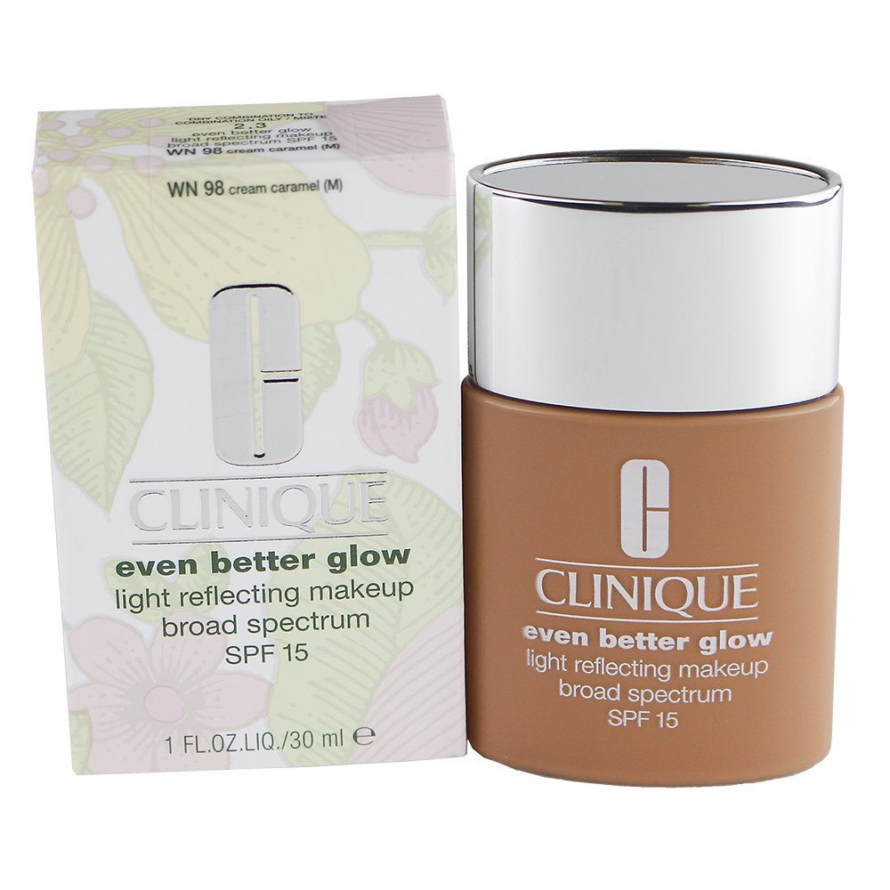 Clinique, Even Better Glow, Light Reflecting, Liquid Foundation, WN 98, Cream Caramel, SPF 15, 30 ml - Feel You