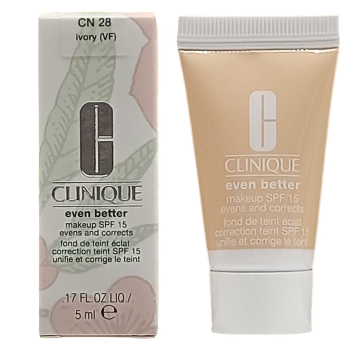 Clinique, Even Better, Paraben-Free, Hydrating, Liquid Foundation, CN 28, Ivory, SPF 15, 5 ml *Sample - Feel You