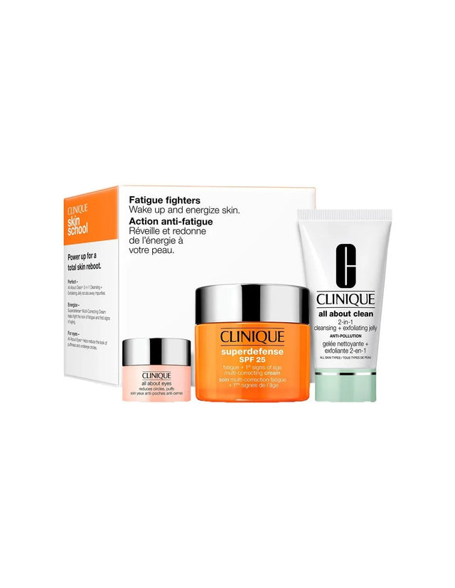 Clinique Superdefense Spf25 50ml Exfoliante Jelly 30ml Crema De Ojos 5ml - Feel You