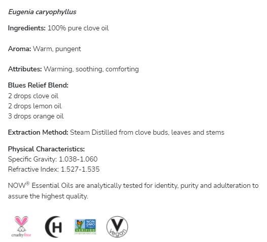 Clove Oil | 100% Pure Eugenia Caryophyllus - 30 мл - Feel You