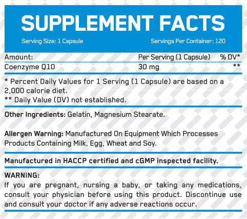 Co-Q10 30 mg / 120 Caps - Feel You