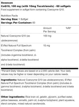 CoQ10 100 mg | With 10 mg Tocotrienols 60 Гел капсули - Feel You