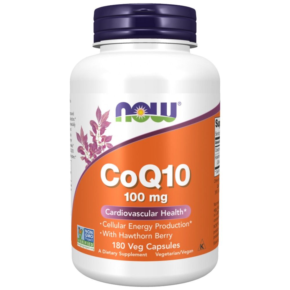CoQ10 100 mg | with Hawthorn Berry - 180 капсули - Feel You