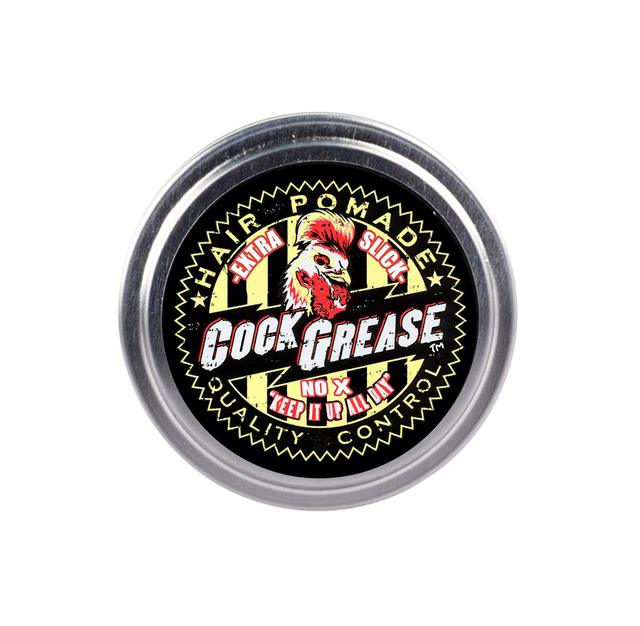 Cock Grease, Extra Slick No X, Hair Styling Pomade, Shine Finish, Extra Hold, 50 g - Feel You