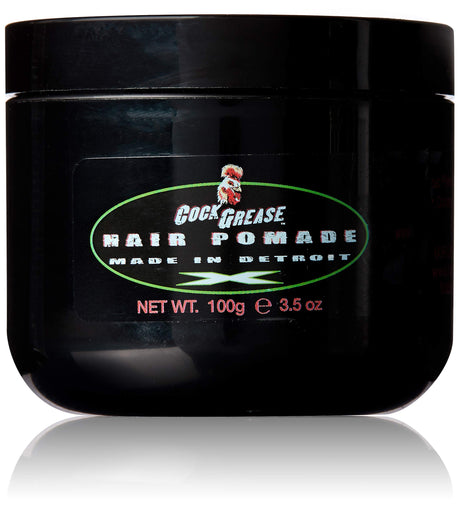 Cock Grease, Extra Stiff X, Hair Styling Pomade, Shine Finish, Extra Hold, 100 g - Feel You