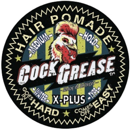 Cock Grease, X Plus, Hair Styling Pomade, Matte Finish, Medium Hold, 50 g - Feel You