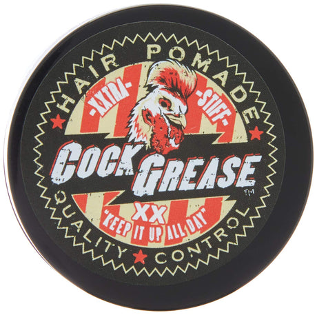 Cock Grease, Xxtra Stiff XX, Hair Styling Pomade, Shine Finish, Extra Hold, 50 g - Feel You