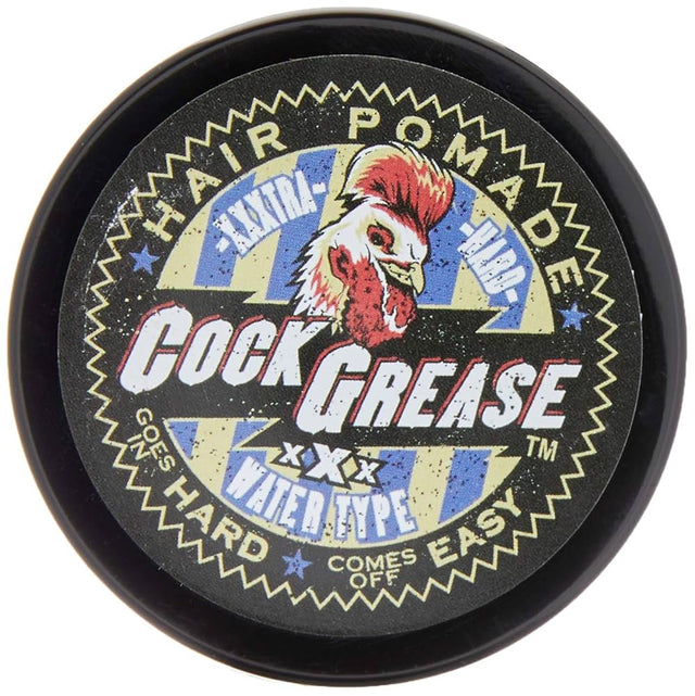 Cock Grease, Xxxtra Hard XXX, Hair Styling Pomade, Matte Finish, Extra Hold, 50 g - Feel You