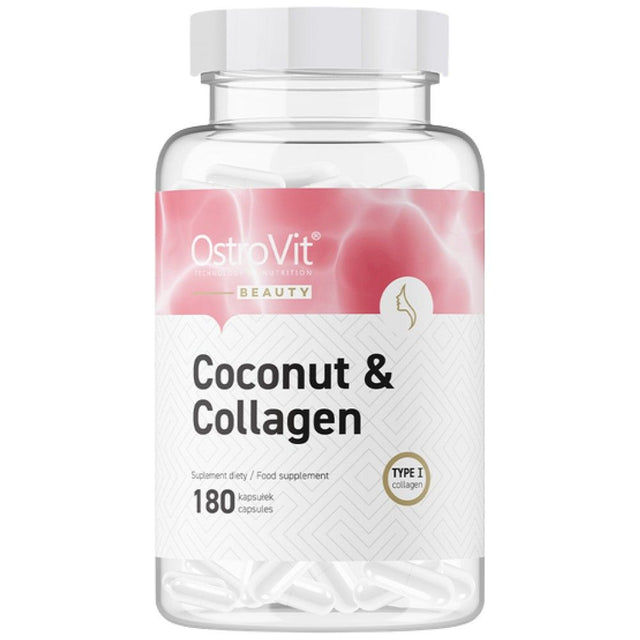 Coconut & Collagen | Marine Collagen with MCT - 180 капсули - Feel You