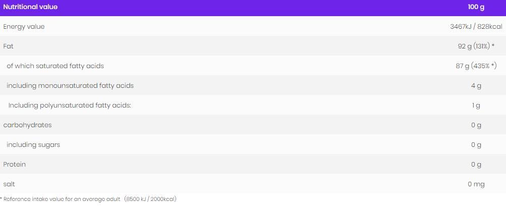 Coconut Oil Extra Virgin - 400 грама - Feel You