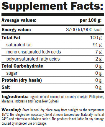 Coconut oil 300g. - Feel You