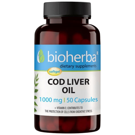 Cod Liver Oil 1000 mg - 50 Гел капсули - Feel You