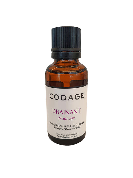 Codage, Synergy Of Essential, Draining, Body Oil, 30 ml - Feel You