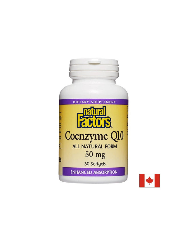Coenzyme Q10 50 mg | All-Natural Form - 60 Гел капсули - Feel You