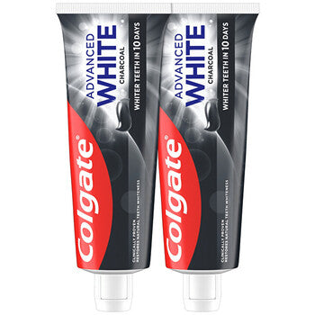Colgate - Advanced White Charcoal Duo Toothpaste - Whitening toothpaste - 75ml - Feel You