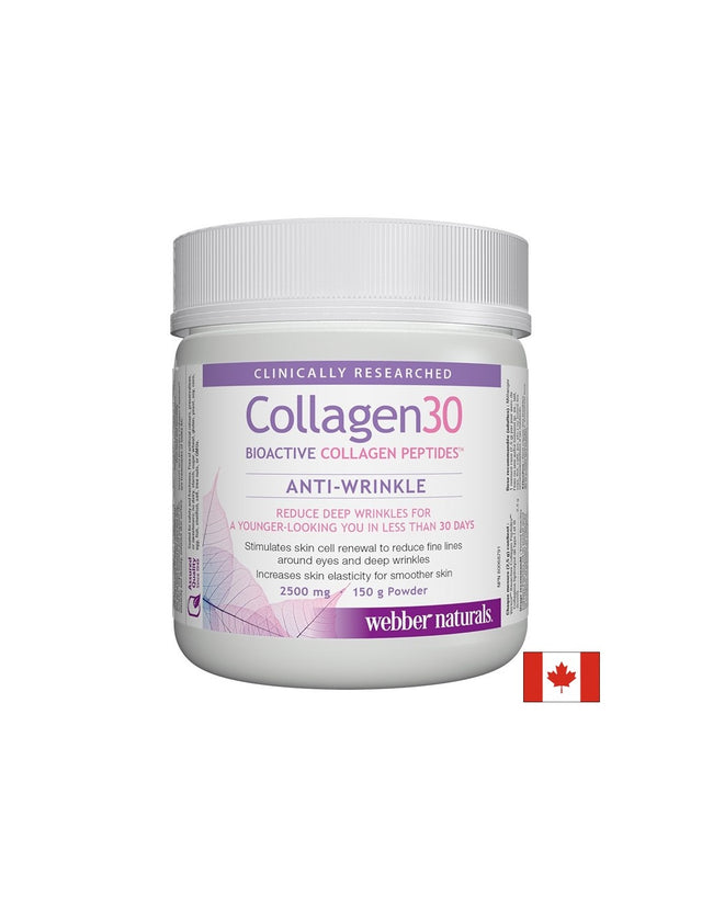 Collagen 30 Bioactive collagen peptides™ Anti-wrinkle - Колаген (биоактивни колагенови пептиди) 2500 mg, 150 g прах - Feel You