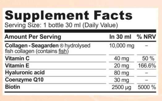 Collagen Beauty Shot | with Seagarden Fish Collagen - 30 мл - Feel You