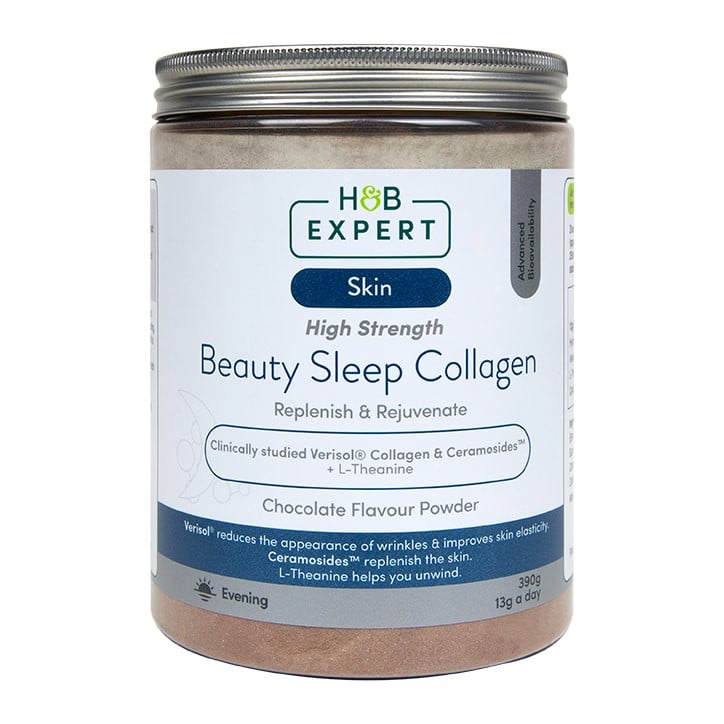 Collagen Beauty Sleep Напитка за Сън с Колаген 390g, H&B - Feel You