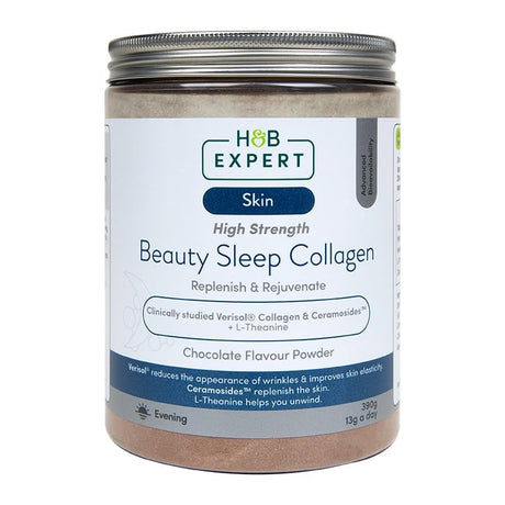Collagen Beauty Sleep Напитка за Сън с Колаген 390g, H&B - Feel You
