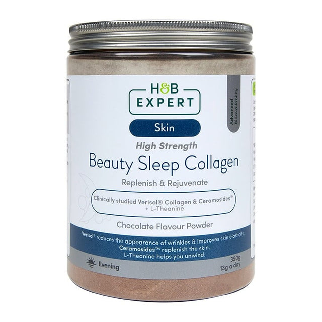 Collagen Beauty Sleep Напитка за Сън с Колаген 390g, H&B - Feel You