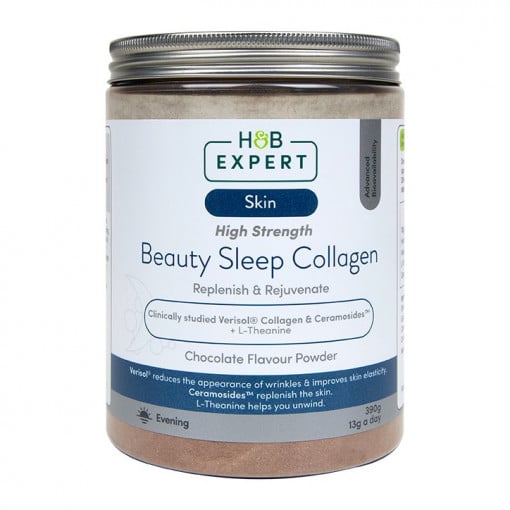 Collagen Beauty Sleep Напитка за Сън с Колаген 390g, H&B - Feel You