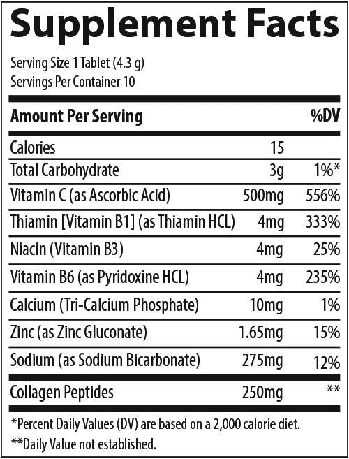 Collagen Peptides / Effervescent Tablets - 10 разтворими таблетки - Feel You