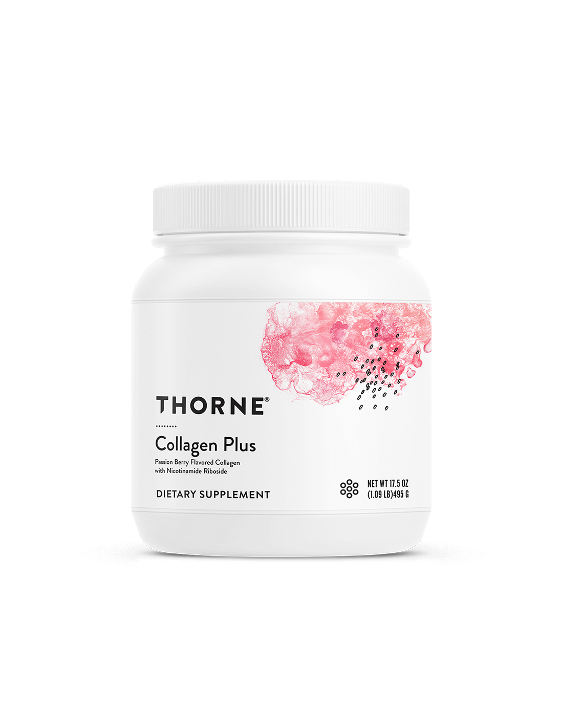 Колаген, серамиди и никотинамид рибозид - Collagen Plus – за сияеща кожа и здрава коса, 495 g, прах с аромат на маракуя - Feel You