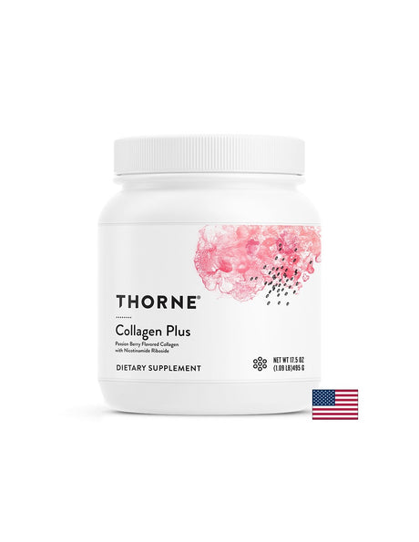 Колаген, серамиди и никотинамид рибозид - Collagen Plus – за сияеща кожа и здрава коса, 495 g, прах с аромат на маракуя - Feel You