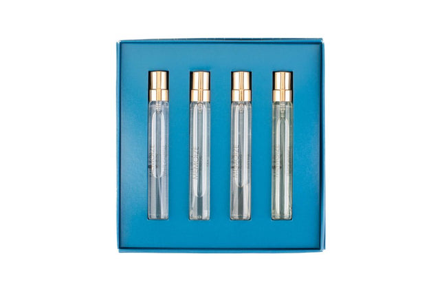 Collection I Set Memoize: White Castitas, Extrait De Parfum, Unisex, 7.5 ml + Era, Extrait De Parfum, Unisex, 7.5 ml + Imperia, Extrait De Parfum, Unisex, 7.5 ml + Black Avaritia, Eau De Parfum, Unisex, 7.5 ml - Feel You