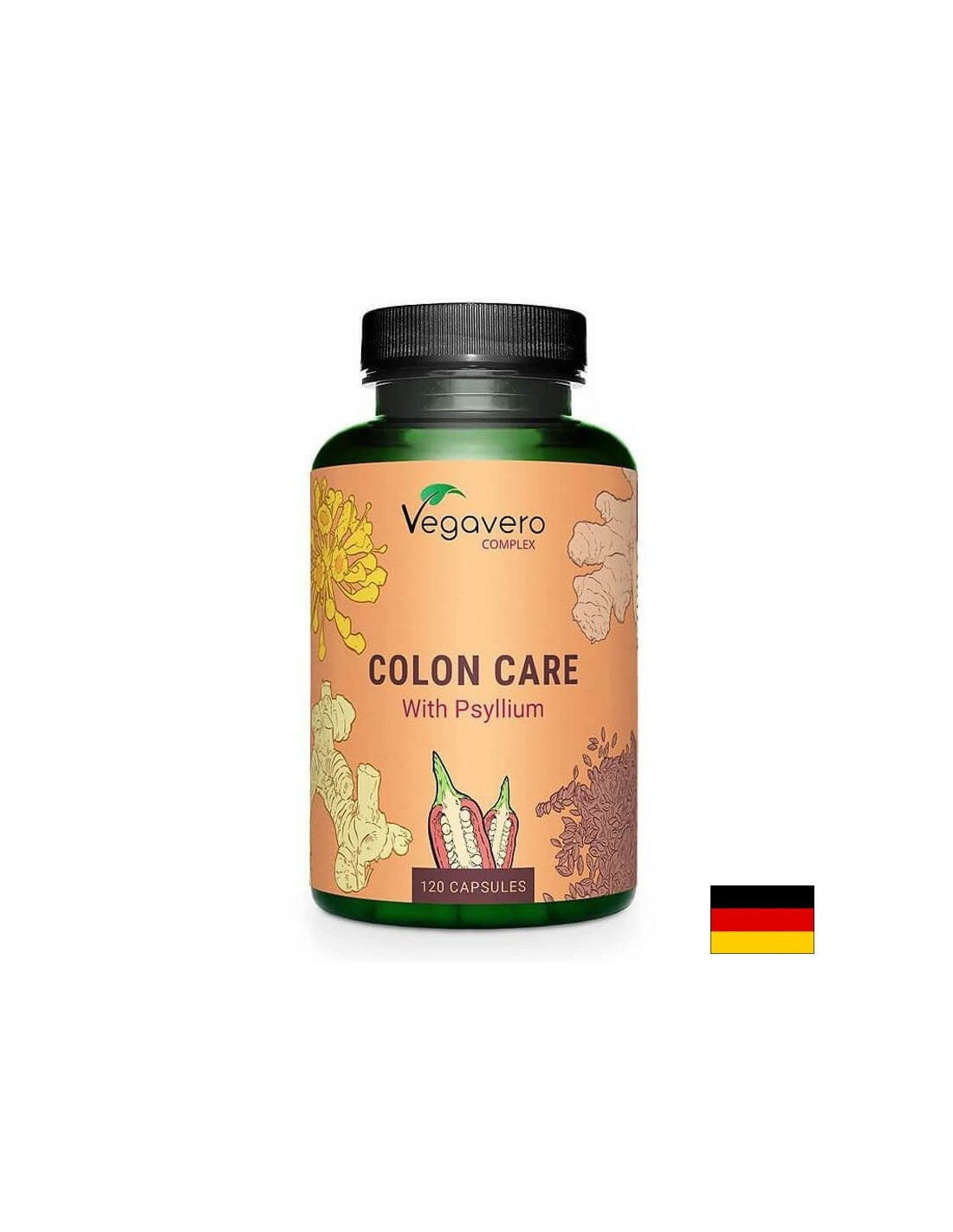 Colon Care Complex/ Детокс на дебелото черво, 120 капсули, 100% Vegan Vegavero - Feel You